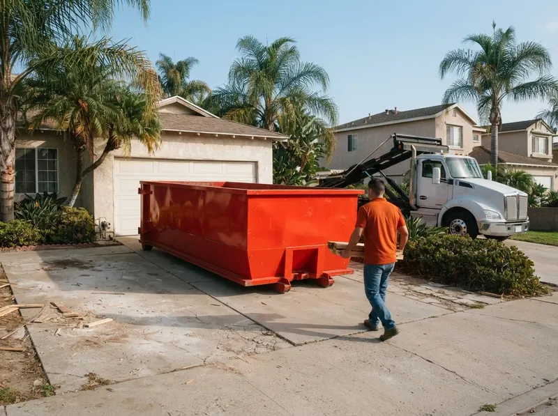 20-Yard Roll-Off Dumpster in Long Beach,, CA