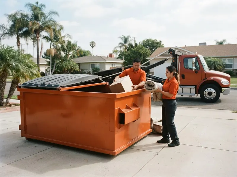 3-Yard Cleanout Container in Long Beach,, CA